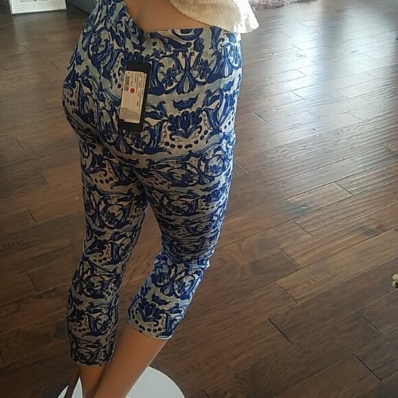 Blue Majolica Pants. Price is Firm or Best Offer. - Picture 1 of 10